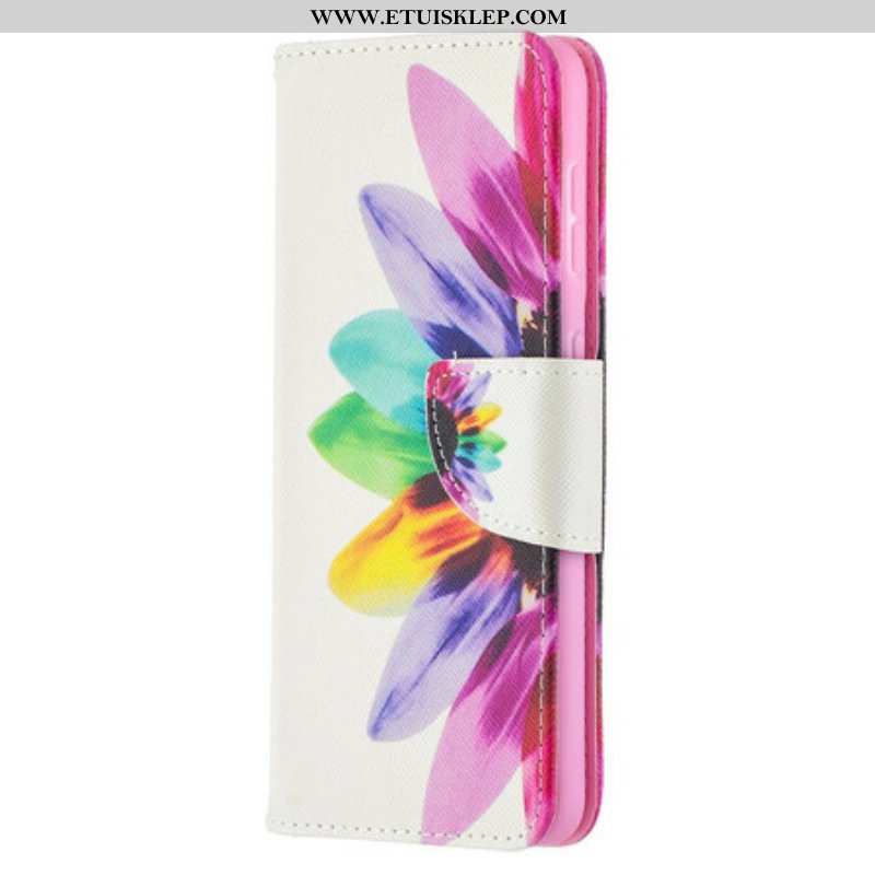 Etui Folio do Samsung Galaxy S21 5G Akwarela Kwiat